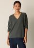 Italian Cashmere V-Neck Top