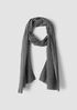 Wool Cotton Check Scarf