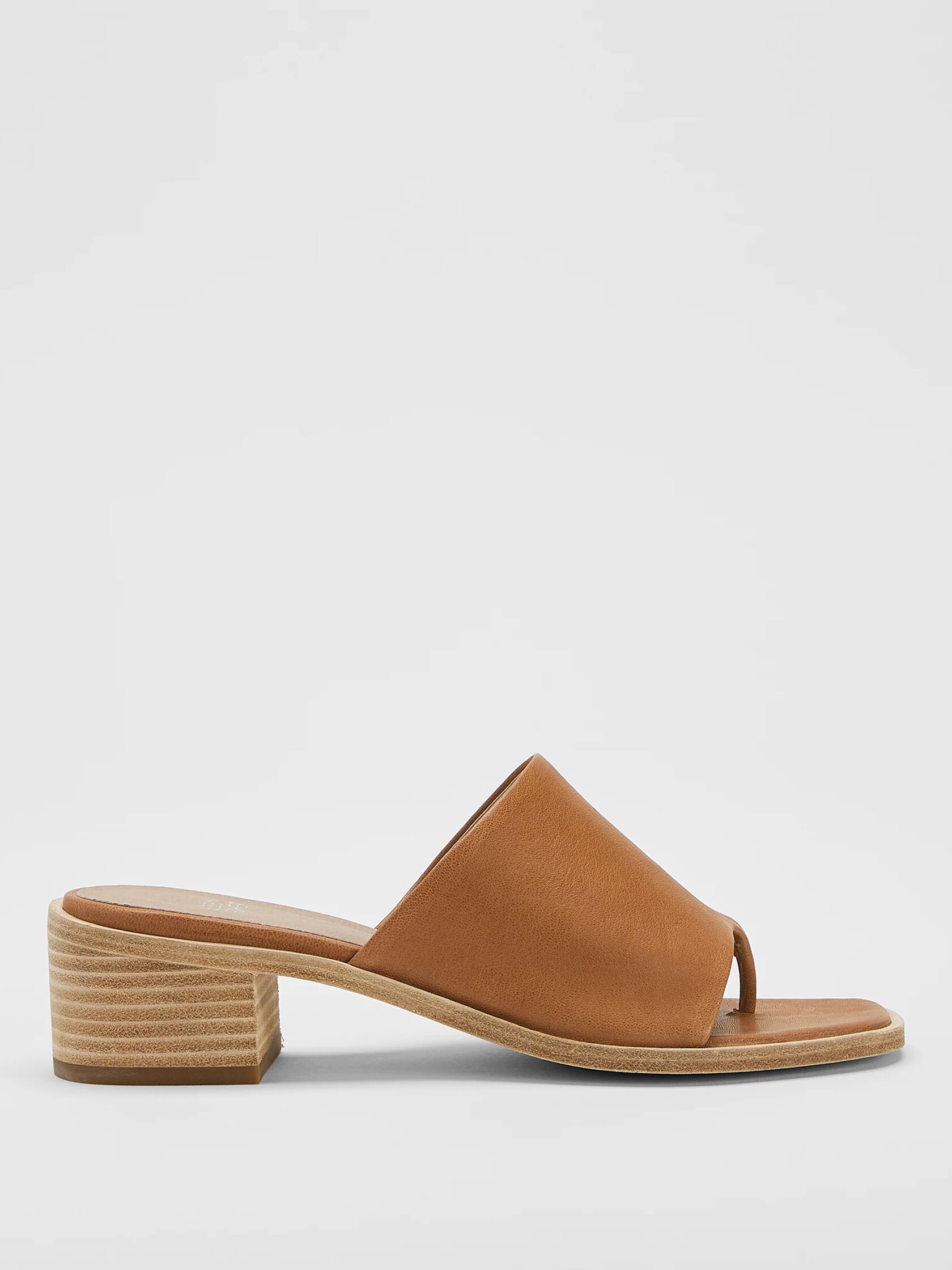 Airy Leather Slide