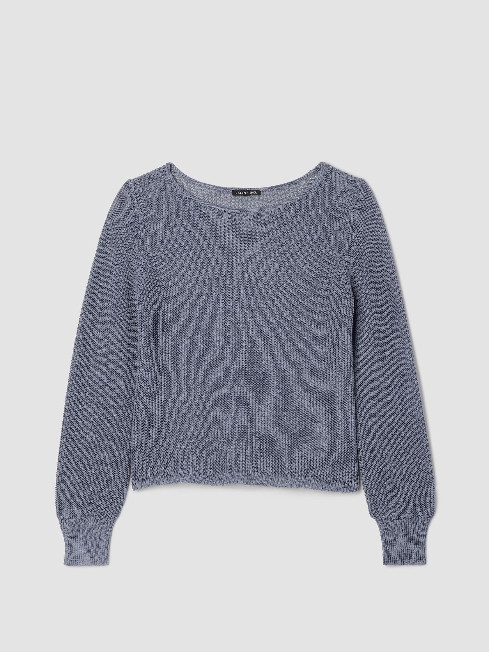 Cotton Silk Cord Ballet Neck Top