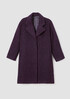 Alpaca Boucle Notch Collar Coat