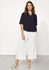 Organic Cotton Gauze Stand Collar Top