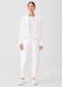 Peruvian Organic Cotton Crimp Cardigan