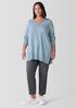 Peruvian Cotton Blend V-Neck Top