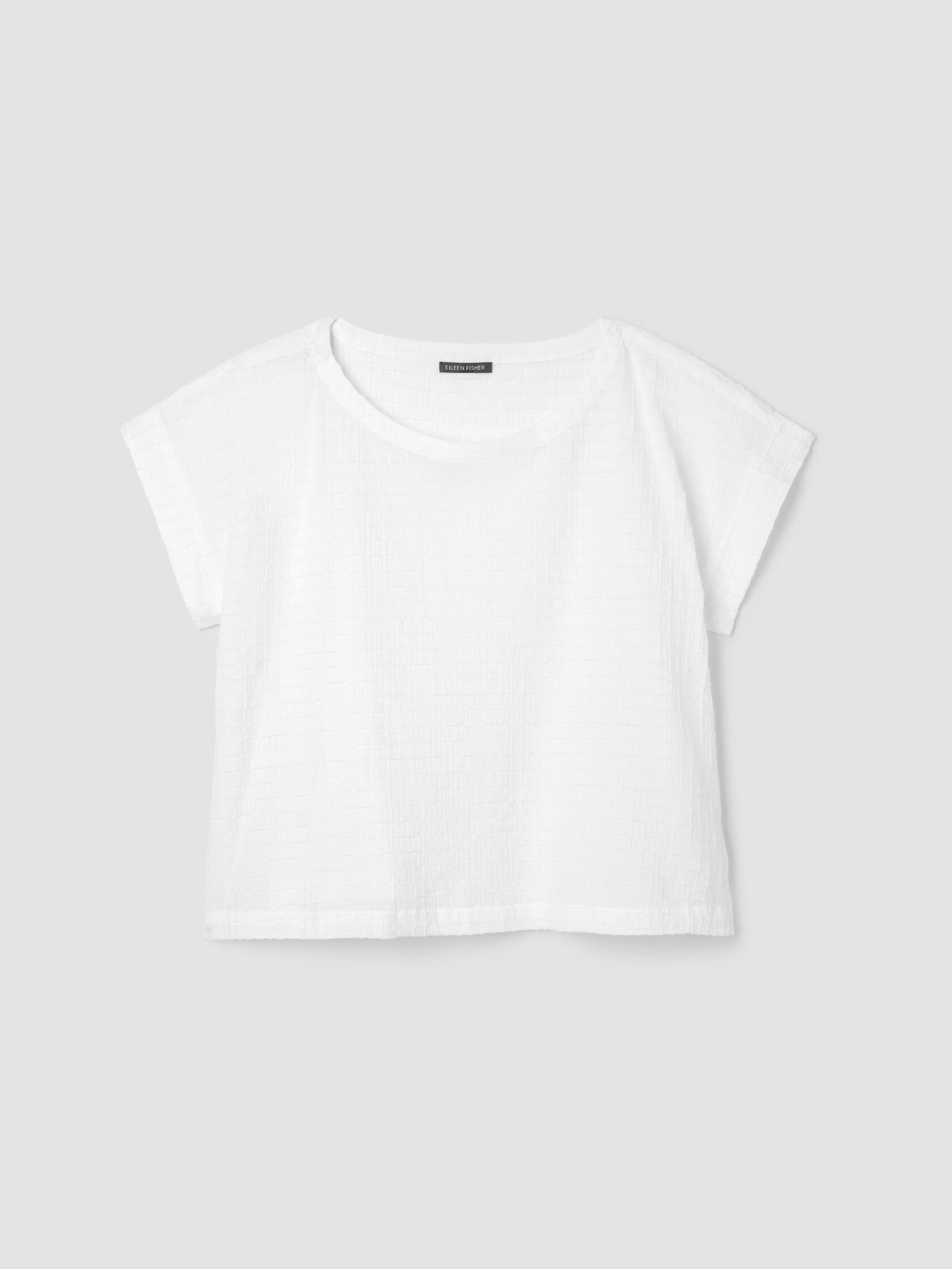 Organic Cotton Voile Box Square Top