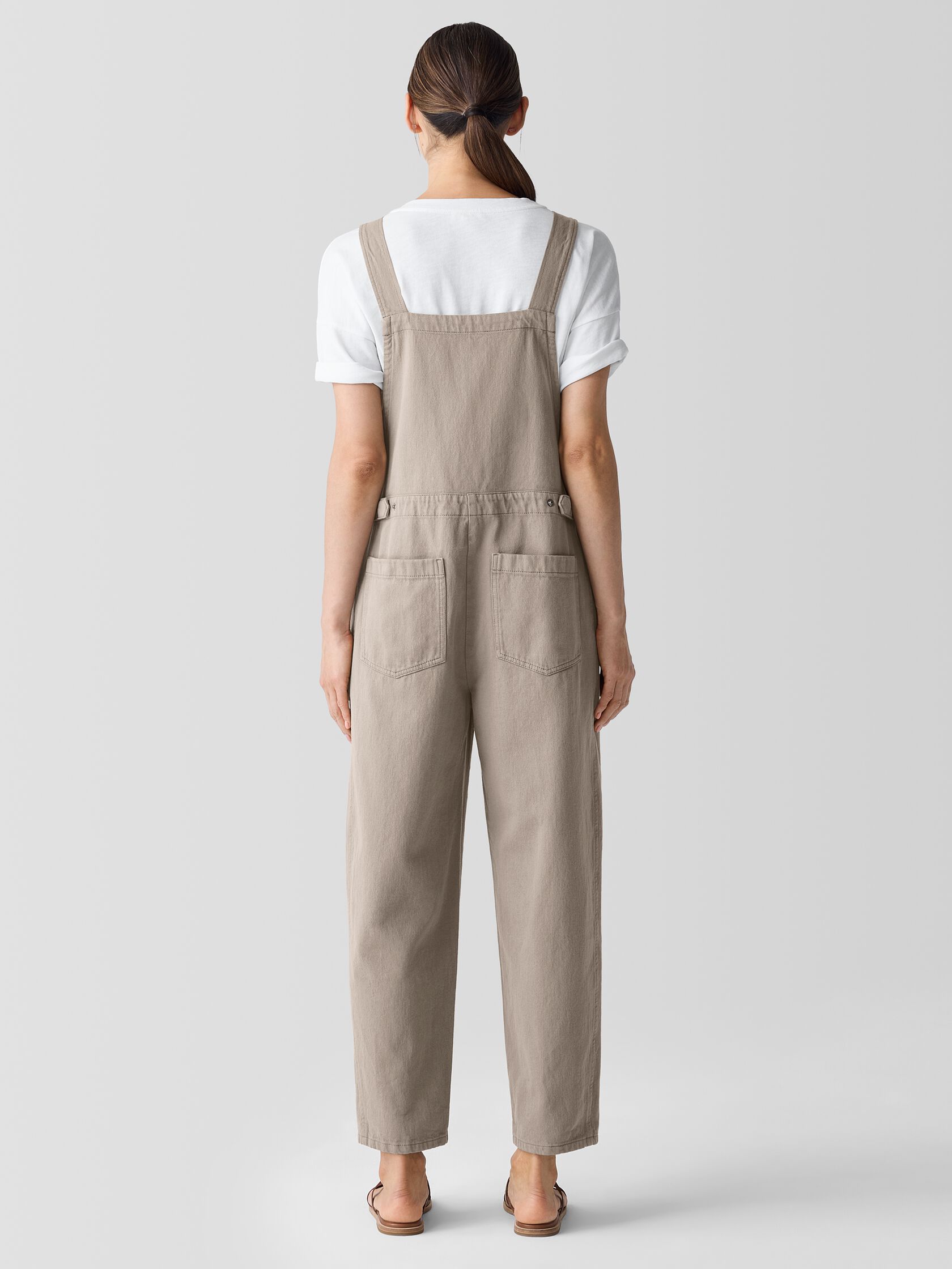 Garment-Dyed Utility Organic Cotton Overalls