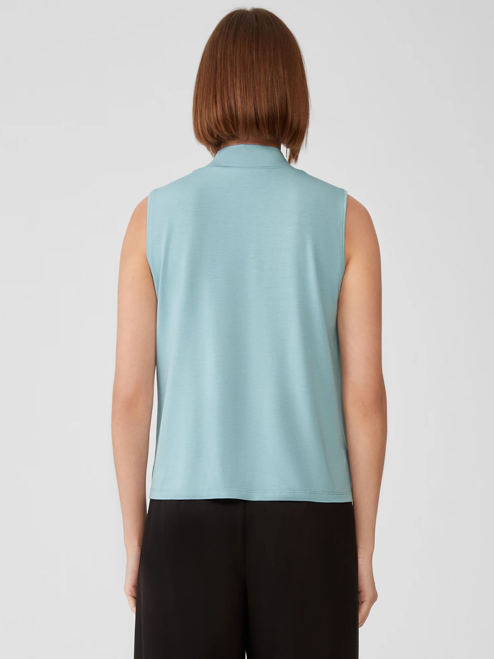 Fine Jersey Mock Neck Tank