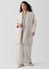 Felted Wool Jersey Long Blazer in Regenerative Wool