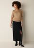 Washable Flex Ponte Straight Skirt