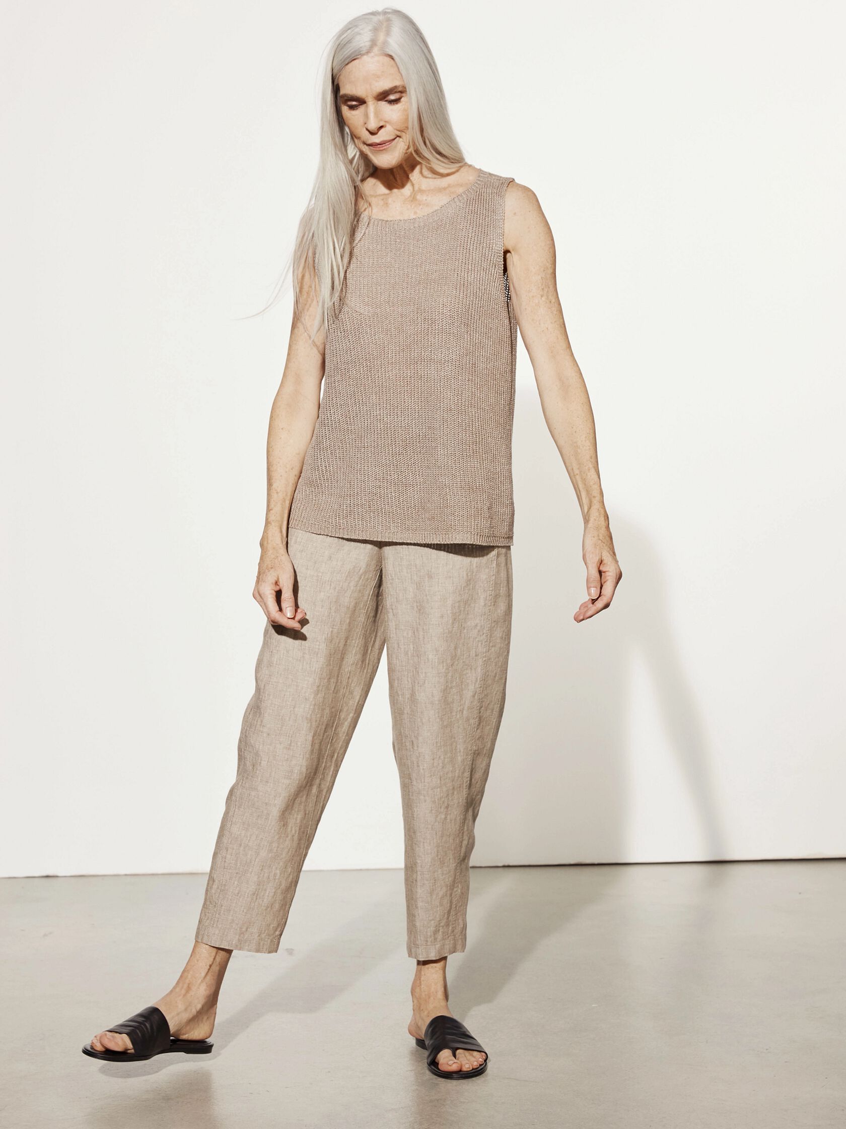 Organic Linen Melange Shell