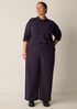 Washable Flex Ponte Wide-Leg Pant