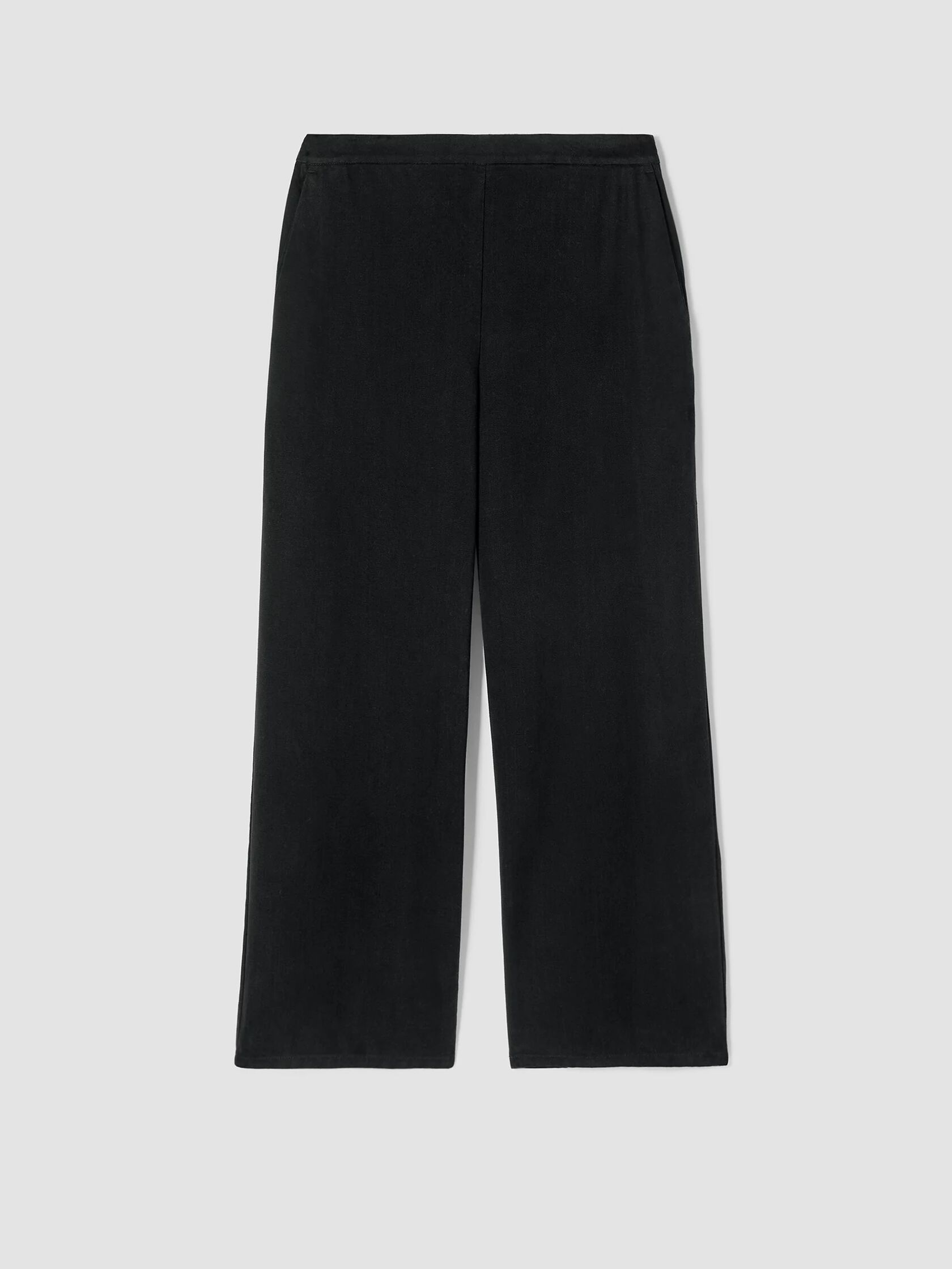 Soft Twill Wide-Leg Pant