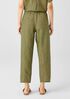 Washed Organic Linen Delave Lantern Pant