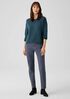 Peruvian Cotton Blend Crew Neck Top