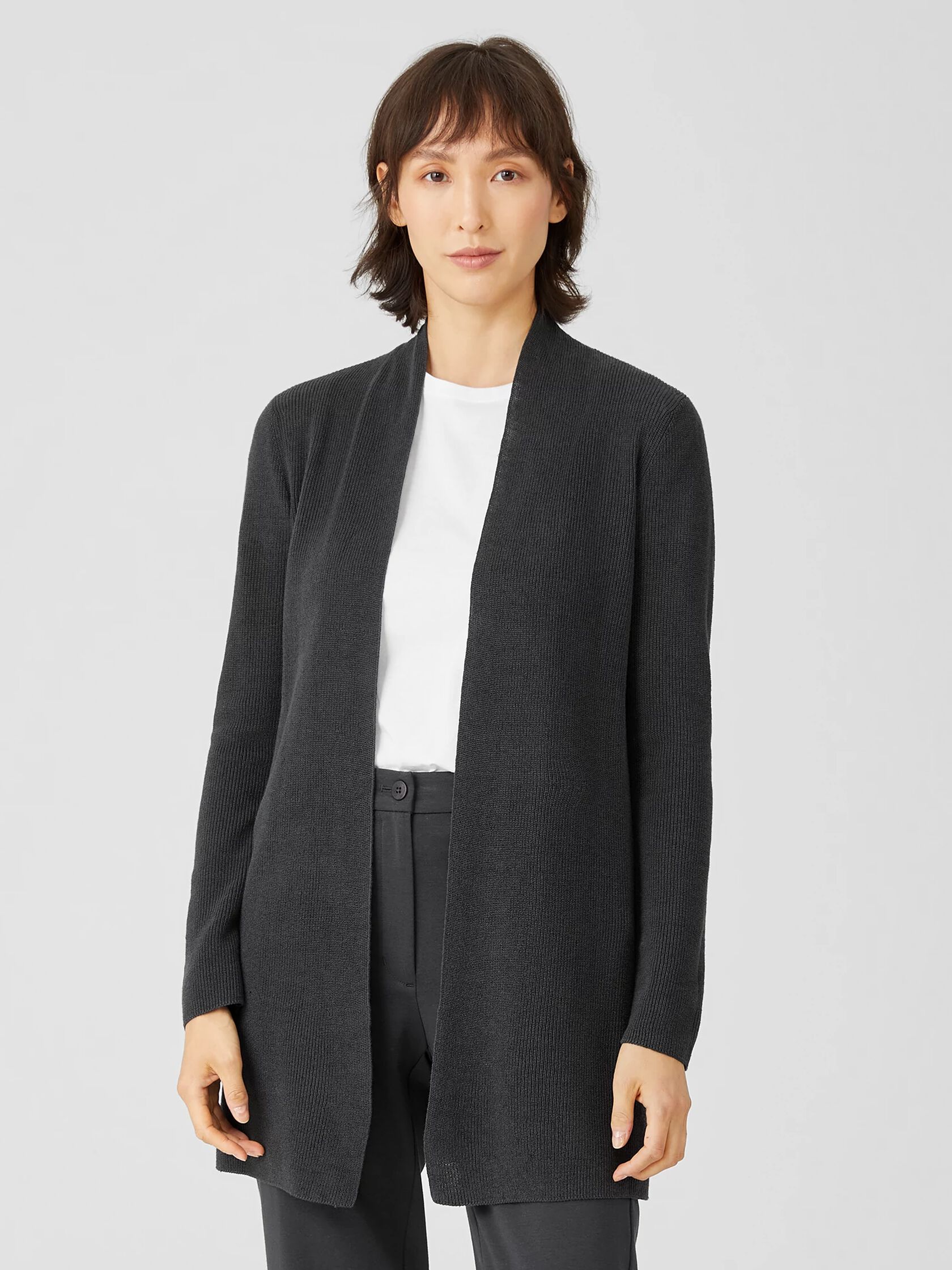 Organic Cotton Linen Long Cardigan