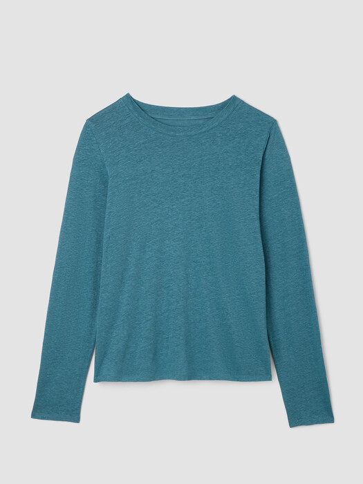 Organic Linen Jersey Long-Sleeve Tee