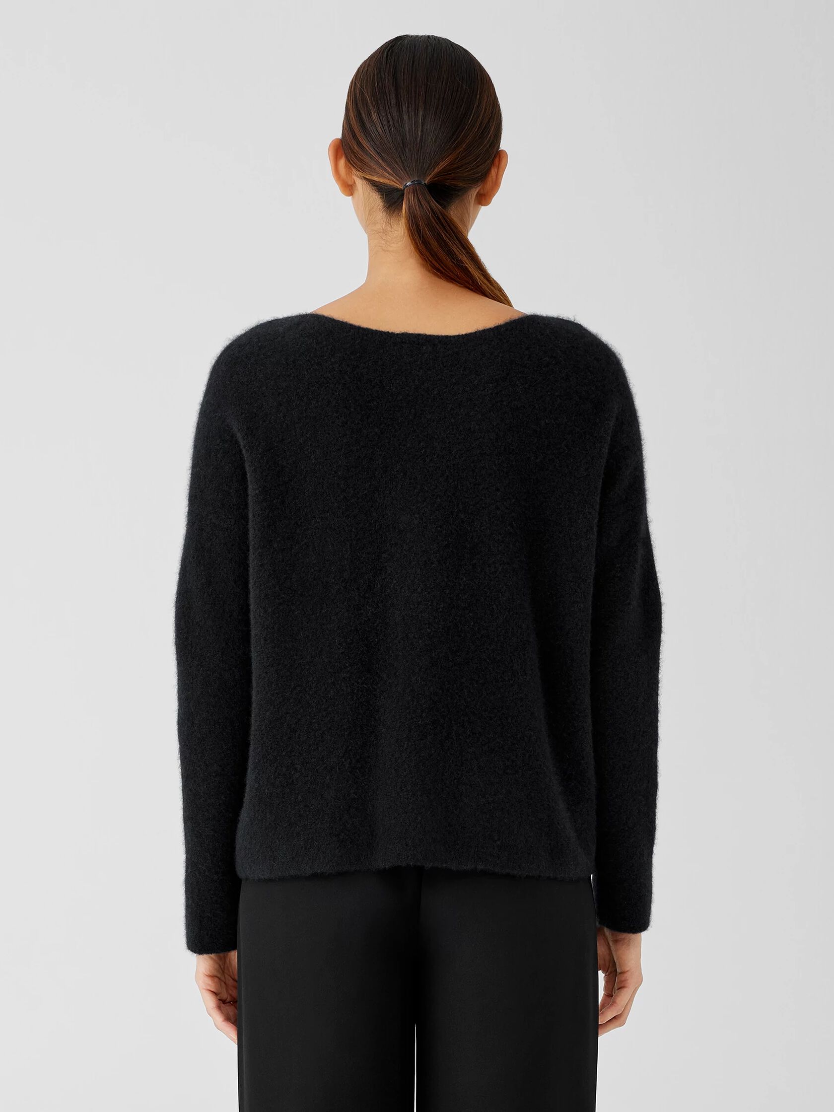 Cashmere Silk Bliss Boatneck Top