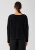 Cashmere Silk Bliss Boatneck Top