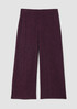 Woven Plissé Wide-Leg Pant
