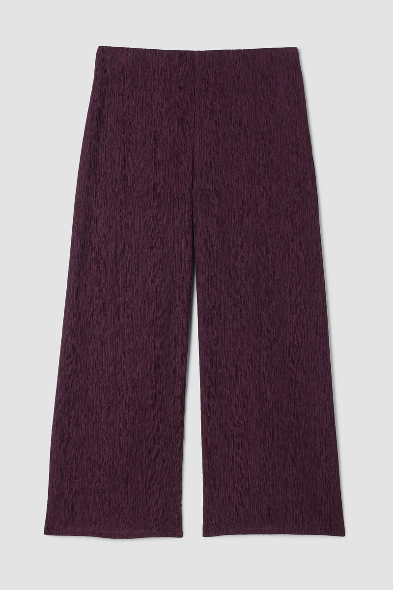 Woven Plissé Wide-Leg Pant Woven Plissé Wide-Leg Pant
