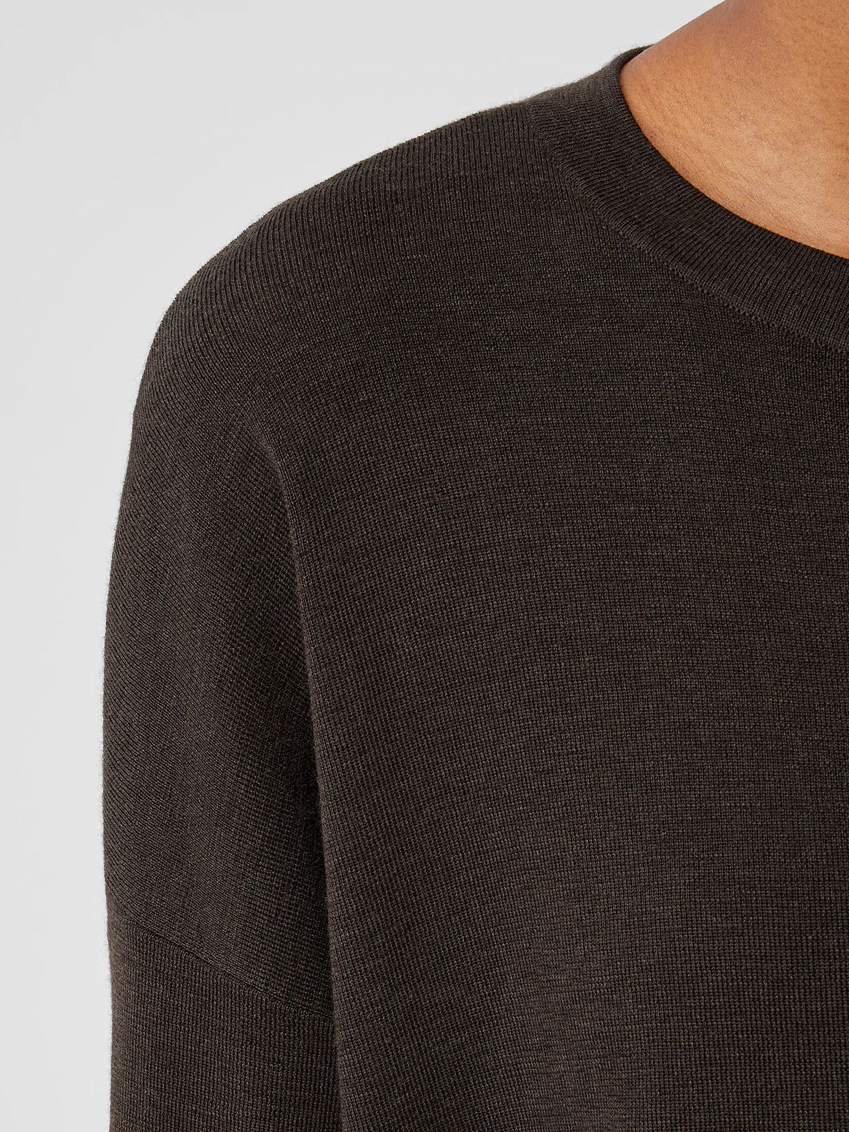 Ultrafine Merino Crew Neck Top in Responsible Wool
