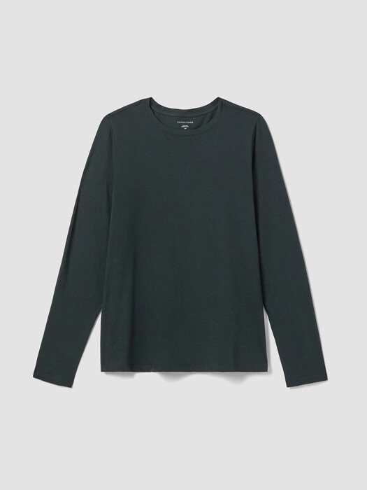 Organic Pima Cotton Jersey Long-Sleeve Tee