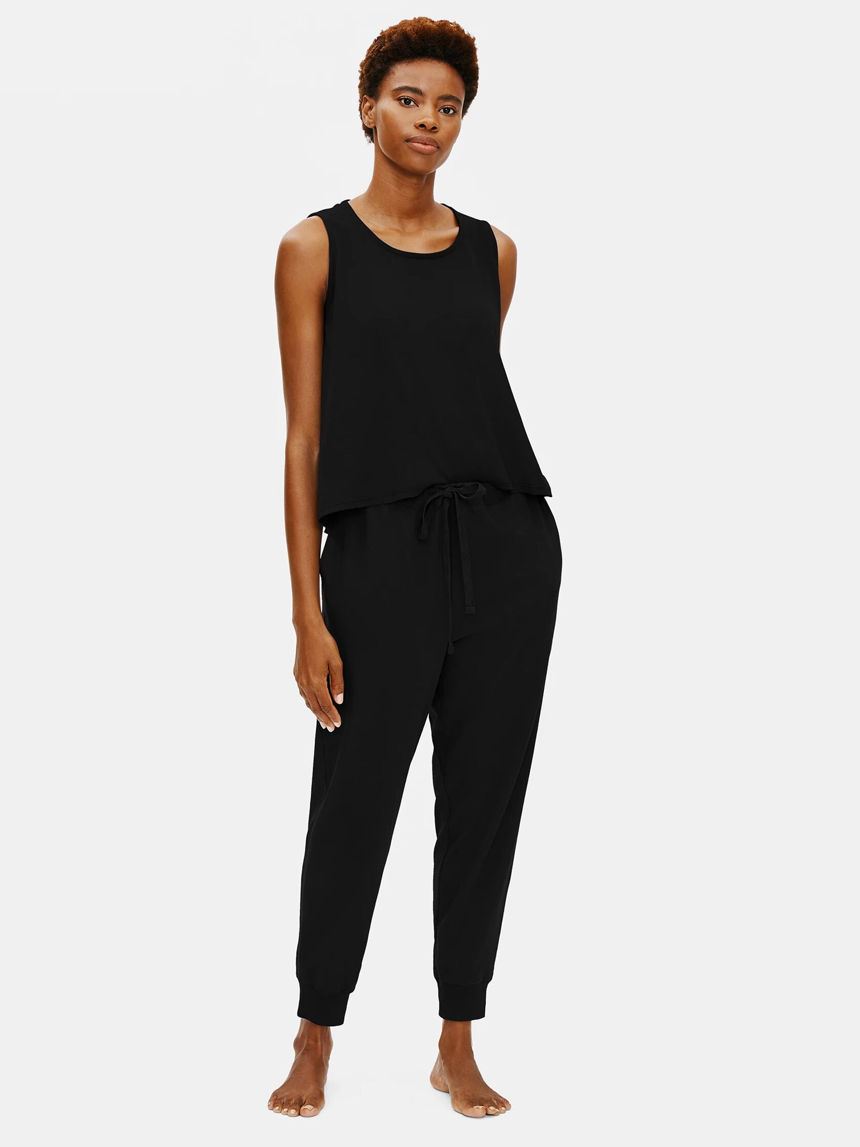 Organic Cotton Interlock Jogger Sleep Pant