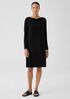 Fine Jersey Cowl Neck Dress