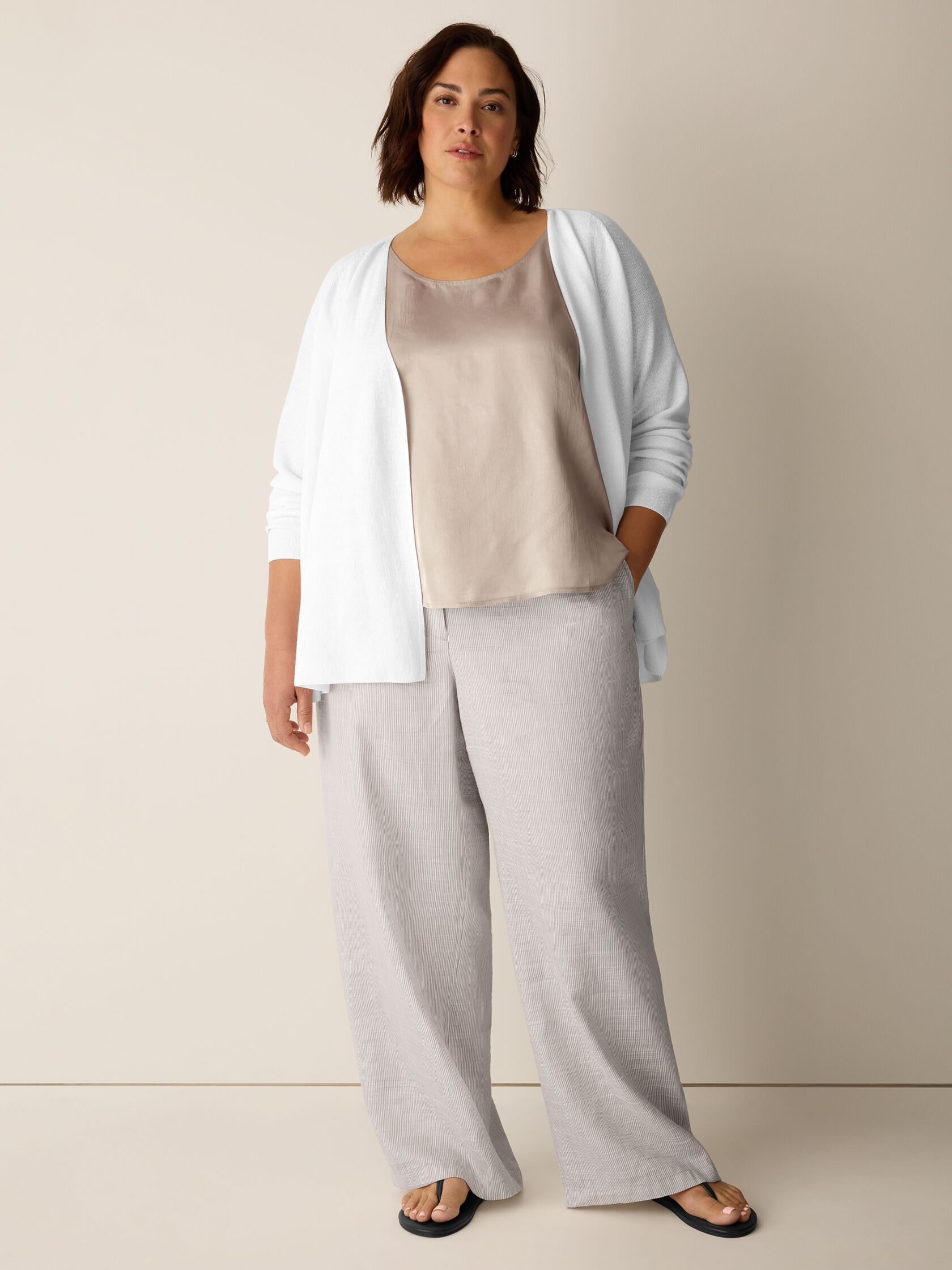 Organic Linen Cotton Cardigan