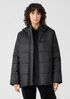 Eggshell Recycled Nylon Short Coat