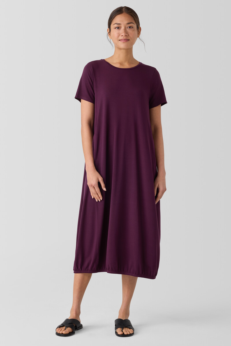 Fine Jersey Lantern Dress Fine Jersey Lantern Dress
