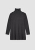 Italian Cashmere Turtleneck Long Top