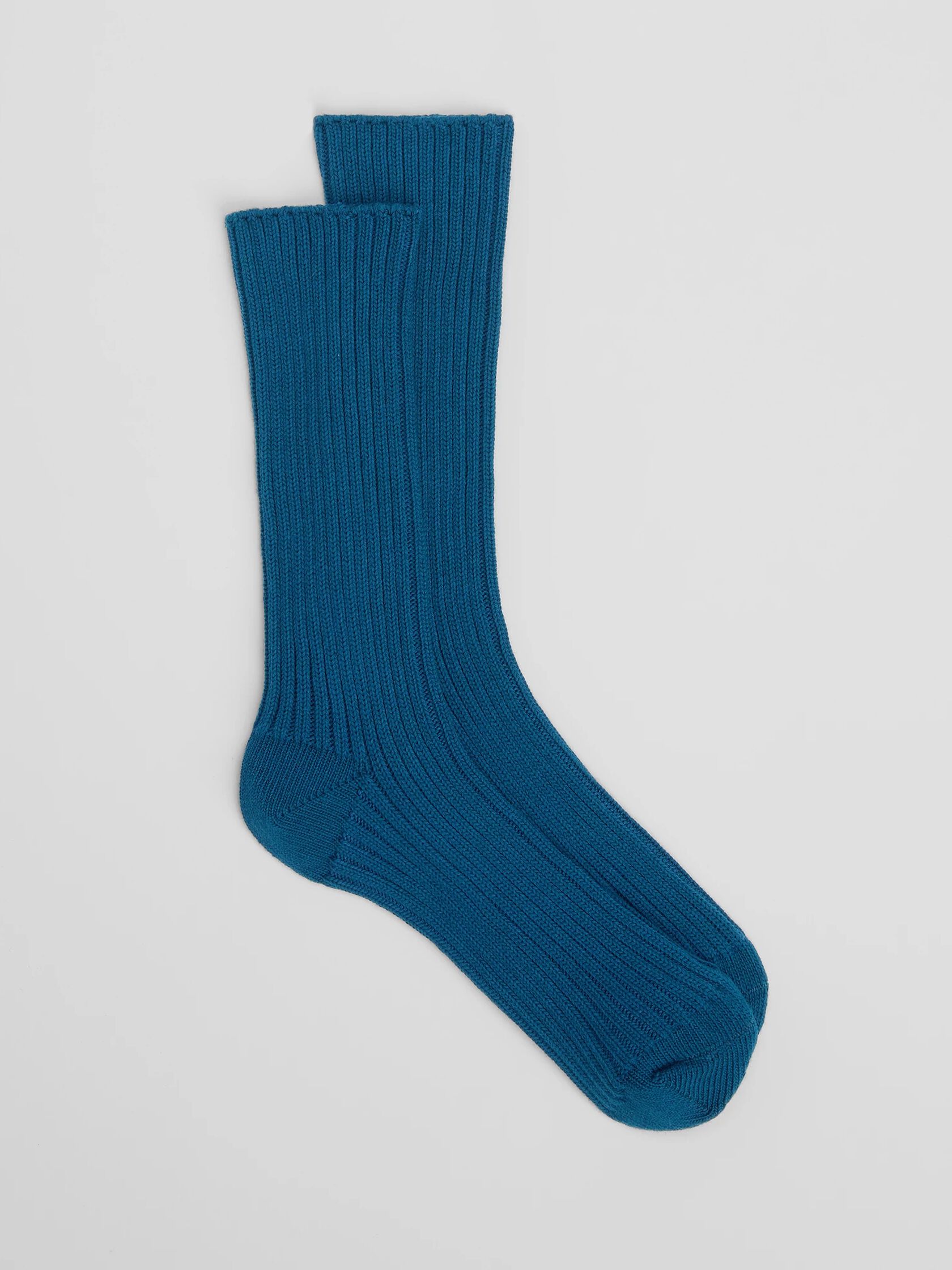 Cotton Ribbed Trouser Sock