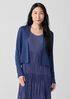 Organic Linen Cotton Cropped Cardigan