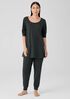 Organic Cotton Interlock Long Sleep Top