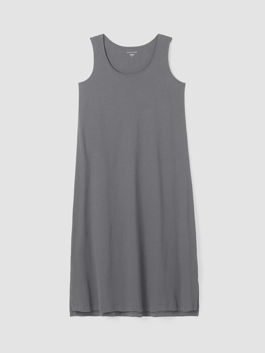 Cozy Organic Cotton Interlock Tank Dress