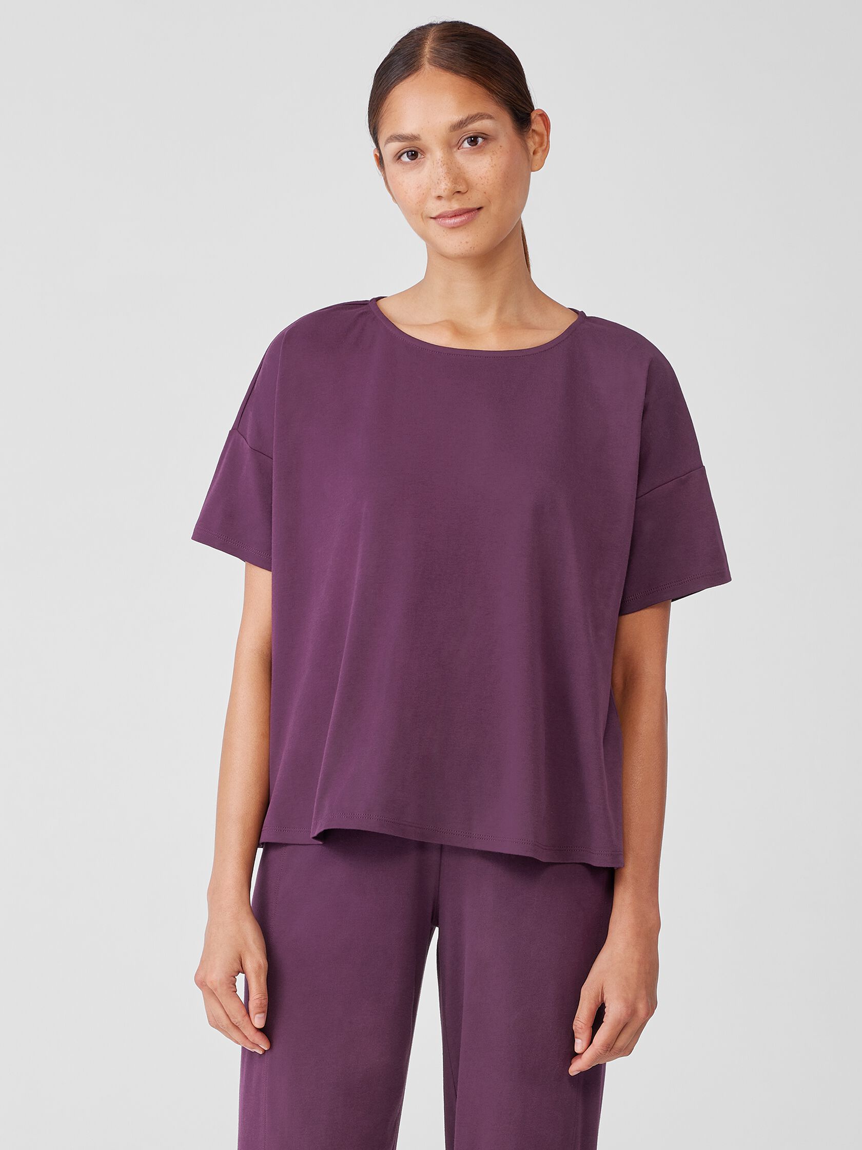 Organic Cotton Interlock Sleep Tee