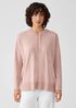 Organic Cotton Linen Slub Hooded Top