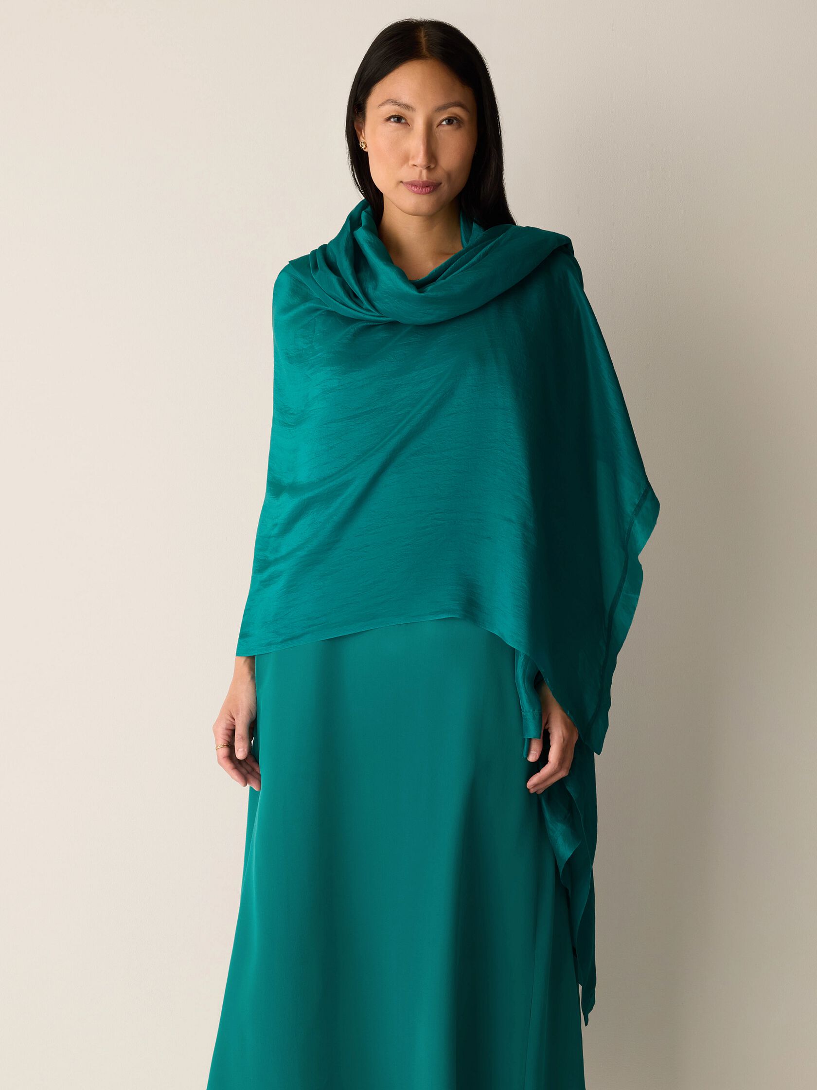 Washed Organic Silk Scarf