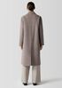 Doubleface Wool Cloud Notch Collar Coat
