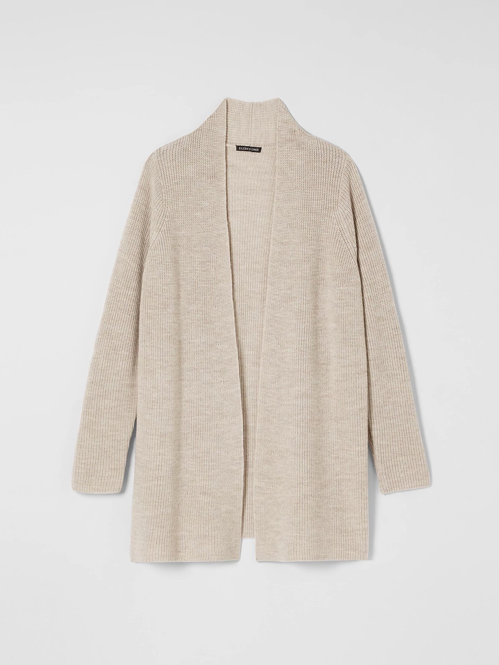 Merino Long Cardigan in Responsible Wool