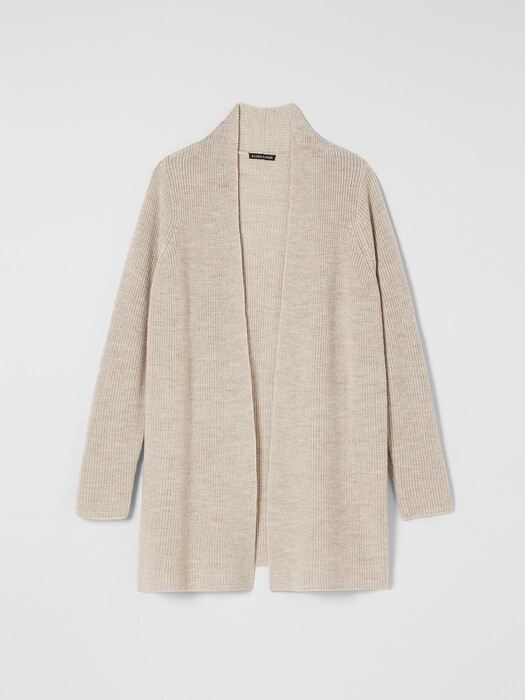 Merino Long Cardigan in Responsible Wool