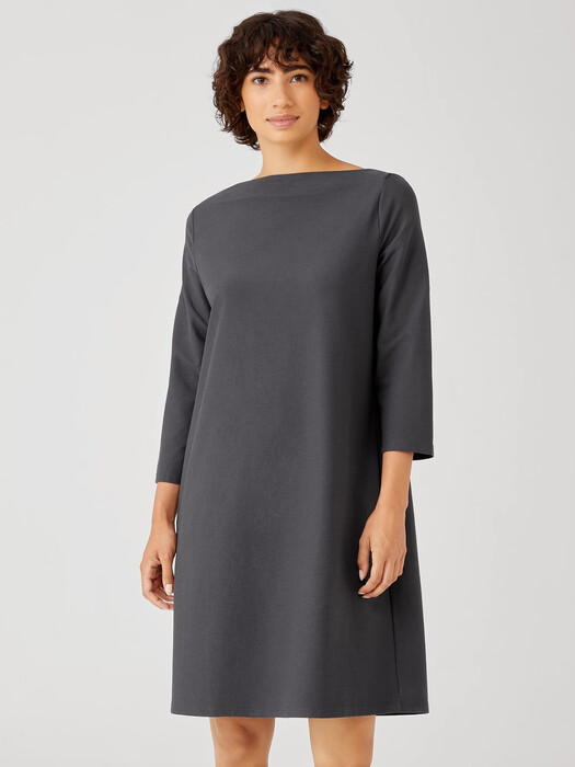 eileen fisher silk shift dress NEW EILEEN FISHER sheer sleeve silk shift dress Black Size XL #D7644