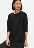 Flex Tencel Ponte Round Neck Top