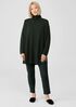 Washable Stretch Crepe High-Waisted Pant