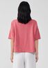 Organic Linen Cotton Slub Bateau Neck Top