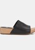 Minnie Sandal With Wood Platform