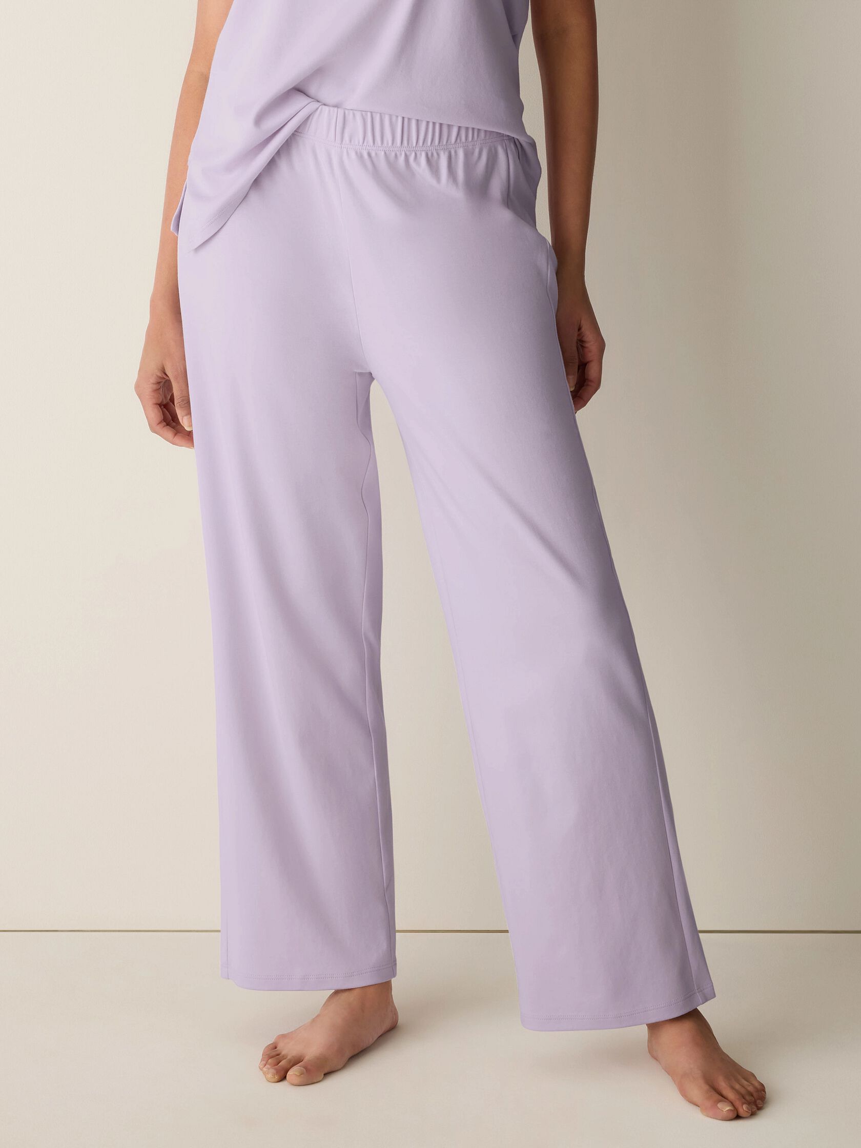 Organic Cotton Interlock Straight Sleep Pant
