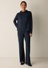 Cozy Brushed Terry Hug Kick Pant