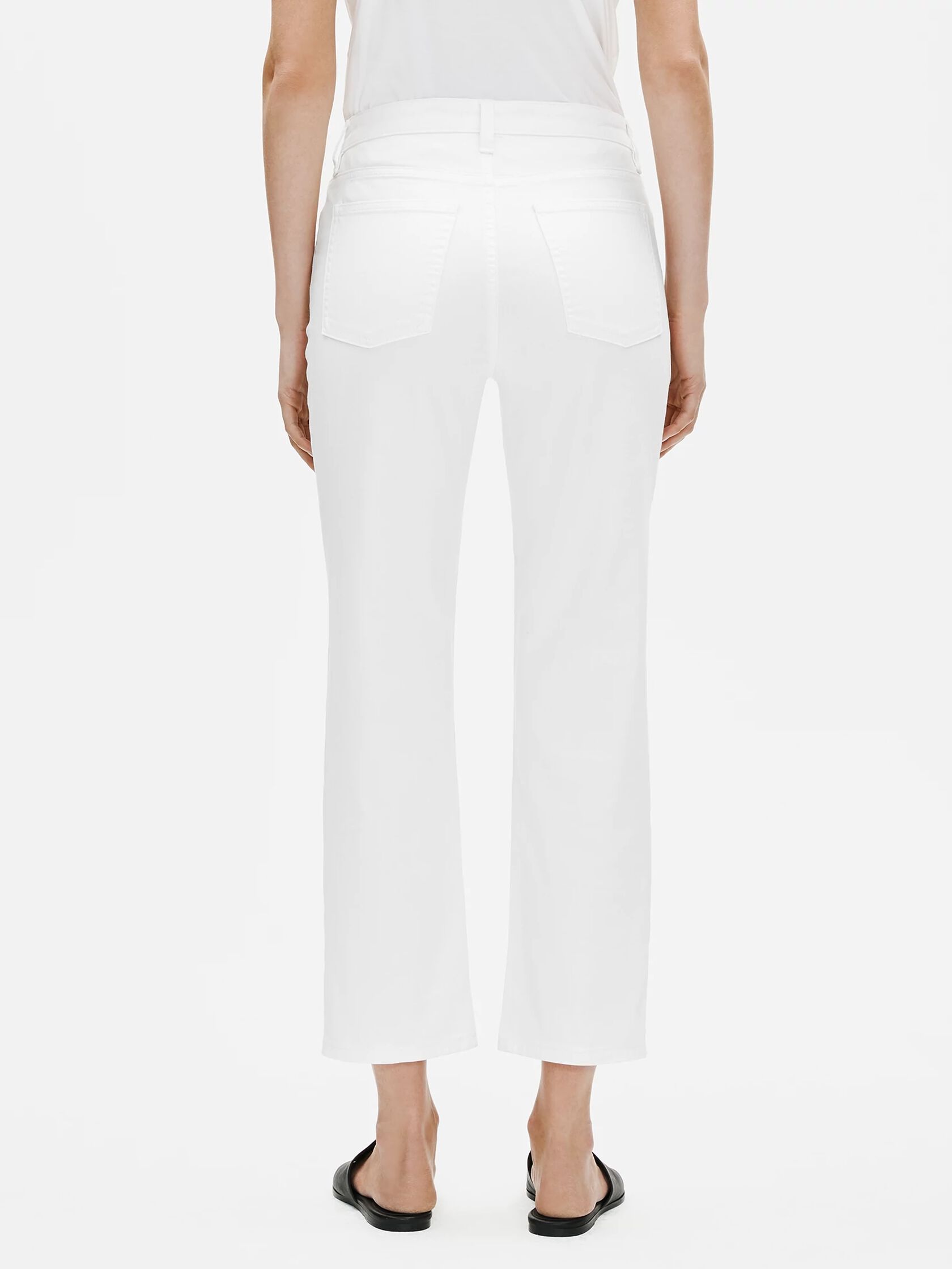 Organic Cotton Straight Ankle Jean